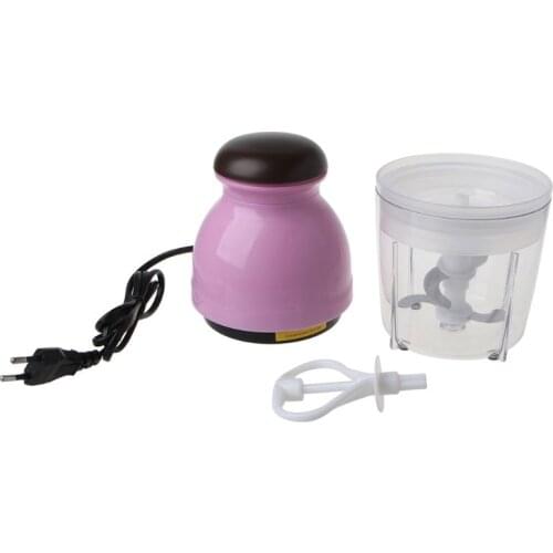Mini Electric Meat Grinder Food Processor Vegetable Fruit Blender Chopper 600ml A6HB