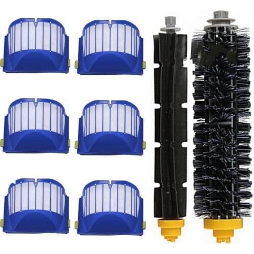 Replacement Part Kit For Irobot Roomba 600 Series 610 620 625 630 650 660 Vacuum Beater Bristle Brush+Aero Vac Filter
