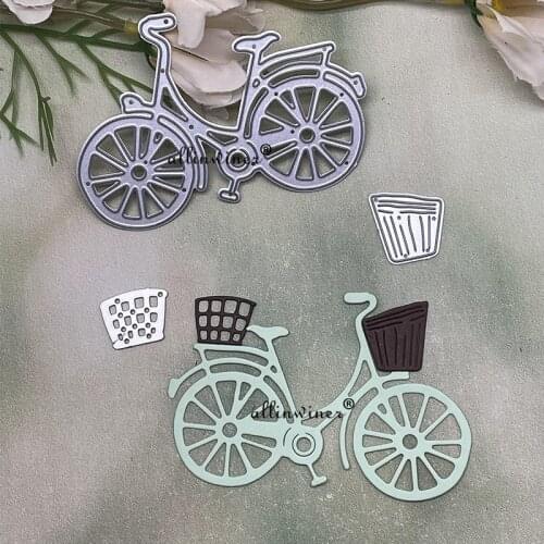 New Bicycle decoration Metal Cutting Dies for DIY Scrapbooking Album Paper Cards Decorative Crafts Embossing Die Cuts