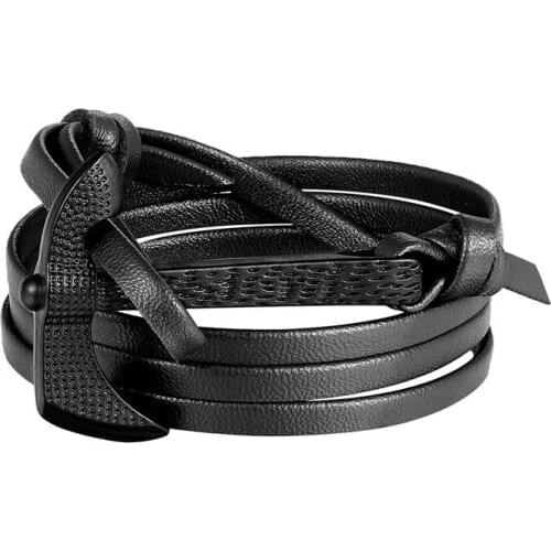 JAAFAR 2018 New design brand hatchet leather bracelet new fashion jewelry vintage style mens bracelet punk bracelet AS323