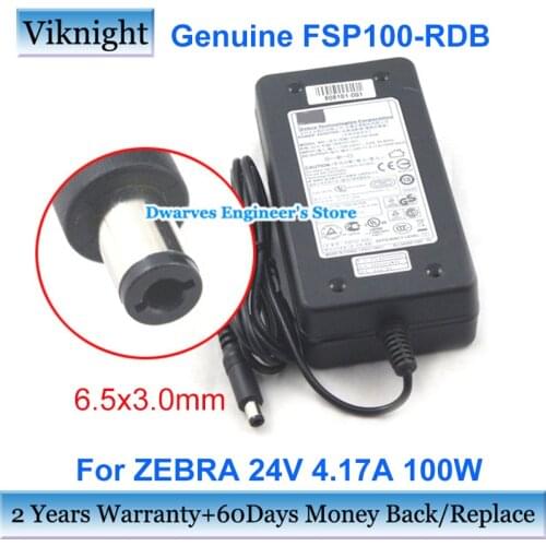 Genuine FSP100-RDB 24V 4.17A Power Adapter For Zebra ZXP3 ZXP 1 GX420D GX420T GX430T GX43-100410-000 Charger Adapter
