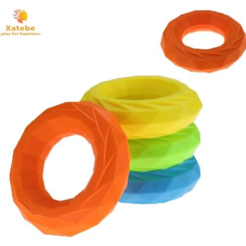 Portable Silicone Grip Device Health Material Ladies O-shaped Finger Massage Ring Exercise Grip Yoga Accessories Sport Gift New