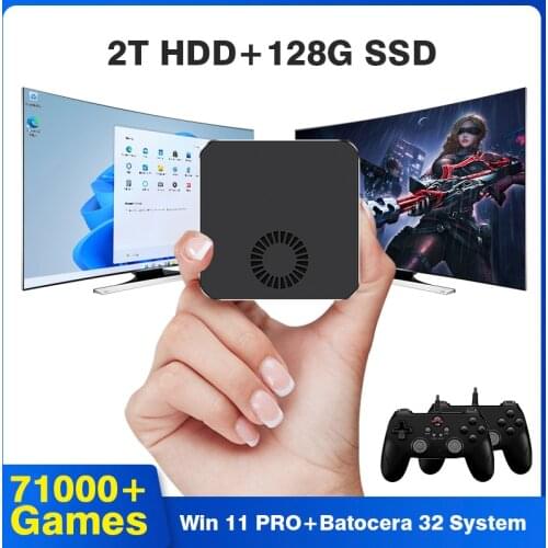 Retro Video Game Consoles Super Console X PC Mini Box Windows 11 Key For PS2/WII/SS/PS1/MAME/DC/N64/NAOMI/GAME CUBE 61000+Games