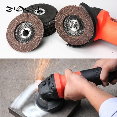 ZtDpLsd 1 Pcs Polishing Grinding Wheel Quick Change 100mm Sanding Flap Disc Grinding Wheel For Grit Angle Grinder Abrasive Tool