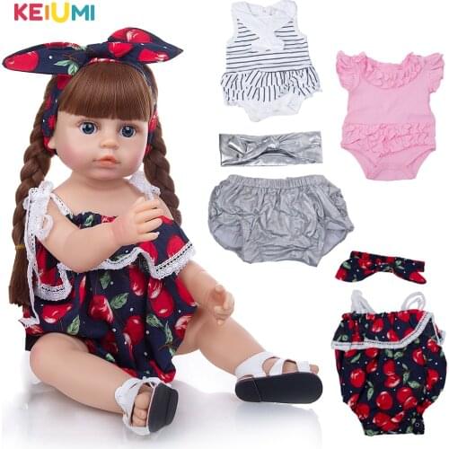 Random Toddler Baby Clothes For 22-23 Inch Baby Girl Doll Fashion Baby Dress Doll Accessories For Kids DIY Game For Clearance