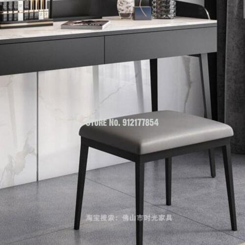 Light luxury net red makeup dressing stool manicure chair bedroom ins dressing stool Nordic home modern minimalist Italian style