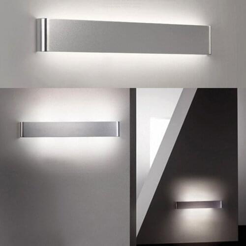 AC85~260V LED Wall Light Rectangle Indoor Lighting 6W 12W 18W 24W Wall Lamp For Bedroom Aisle Bedside Bar Bathroom Mirror Light