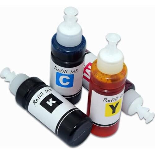 T7901 T7891 T7911 T7861 4*100ml Dye Ink for Epson WF-5620 WF-4640 WF-4630 WF-5110 WF-5190 WF-5690 Printer