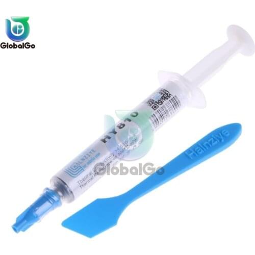 2G HY810-OP2G CPU Thermal Grease with A Plastic Tool Grey Silicone Compound Thermal Paste Conductive Heatsink Plaster For CPU