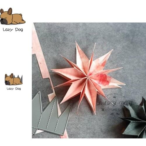 3D Flower Star Metal Cutting Dies Scrapbooking Stencil DIY Decorative Craft Embossing Die Cuts Card Making New Dies For 2019