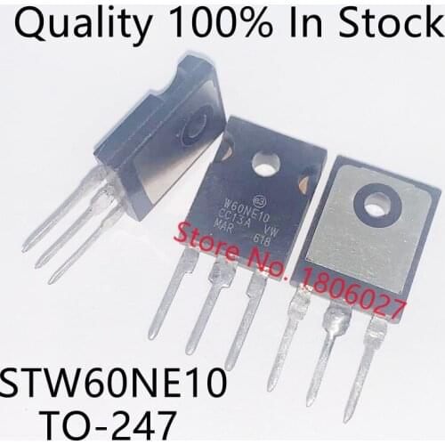 5PCS/lot W60NE10 STW60NE10 TO-247 100V Spot hot sale