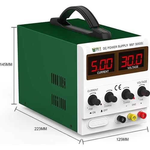 BST-305DD 30V 5A DC Power Supply Mobile Phone Maintenance Precision Instrument Adjustable Power Test Voltage Regulation