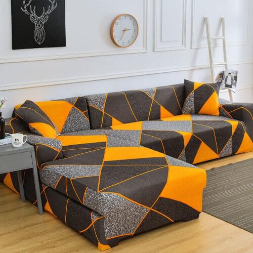 Slipcover Elastic Stretch Sofa Cover for Living Room Modern Sectional Corner L Shape Armchair Cover Sofa Chair Protection