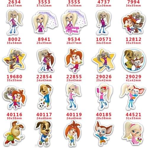 Choshim Diy accessories Cartoon flat back planar resin diy decoration crafts accessories 10pieces,DIY handmade PR2634