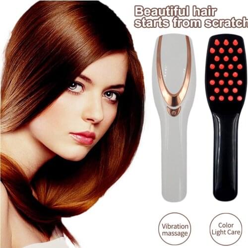 Electric Vibration Massage Comb Hair Growth Care Hair Loss Growth Treatment Infrared New Hair Grow Laser Massager Anti-Hair Loss