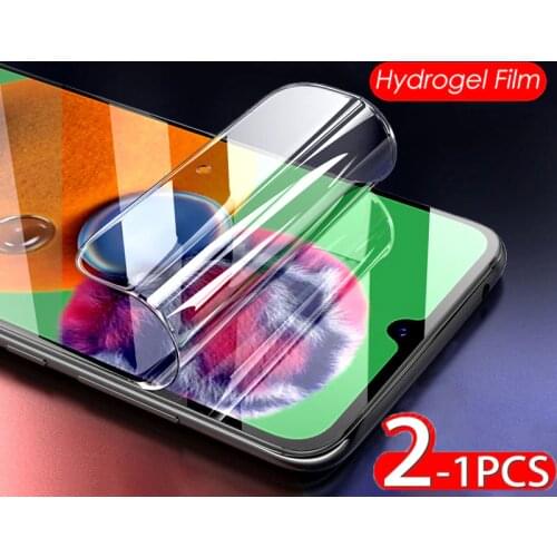 2-1Pcs Soft Hydrogel Film For Samsung Galaxy M31 Screen Protector For Samsung M21 M30S sam sunga51 50a Protective Film Not Glass