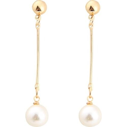 Classic Trendy Jewelry Stud Earrings For Women Charm Pearl Elegant Temperament Earring For Girl Nickel Free Earring Accessories