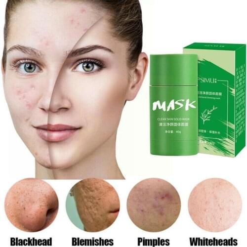 Mask Oil Control Shrink Pores Remove Blackheads Acne Care Skin Avocado Mask Extract Tea Stick Convenient Mud Cleansing L9T3