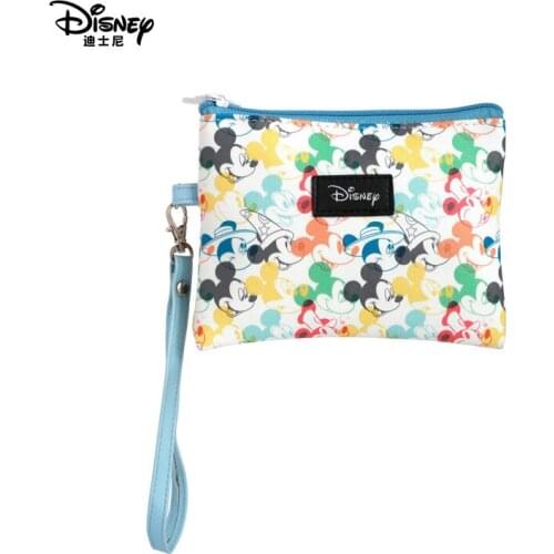 Disney Mickey fashion cartoon multi-function storage bag cosmetic bag coin purse mommy bag