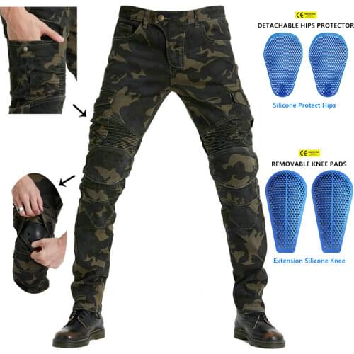 Mens motorcycle jeans off-road vehicle equipment jeans protective gear equipment riding jeans five colors to choose from