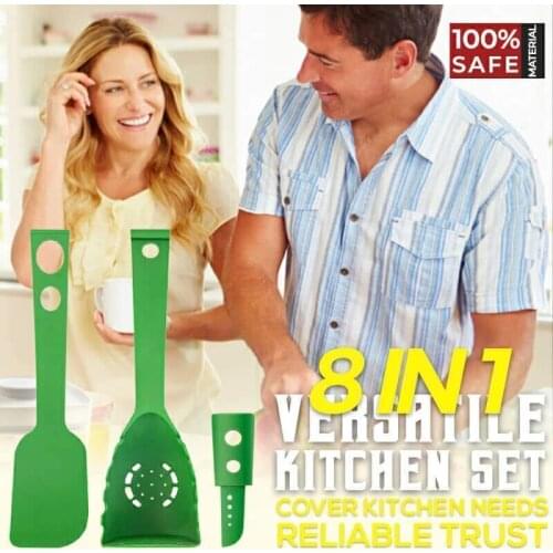 Heat Resistant Cookware Set Nonstick Cooking Tools Kitchen & Baking Tool Kit Utensils Spoon Turner Accessories