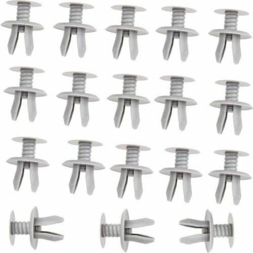 New 100PCS Car Rivets Panel Fastener Clips For VK Transporter T4 T5 Interior Panel Styling Door Bumper Retainer Clip