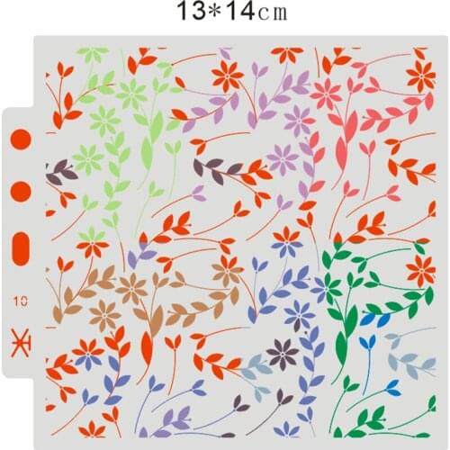 Wholesale leaf shield DIY cake scrapbook stencils hollow Embellishments printing lace ruler Valentines Day