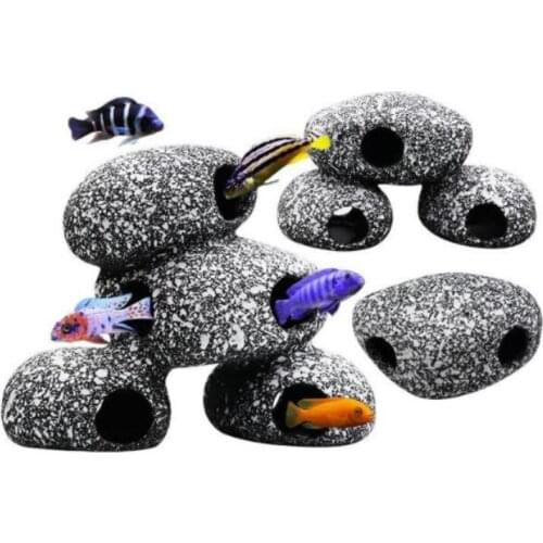 Sea Bream Resin Special-shaped Aquarium Ornaments Stone Cave Scene Cichlid Special Fish Tank Ornament Landscaping