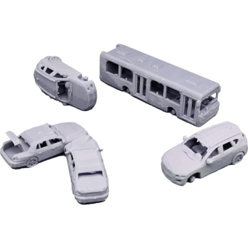 Outland Models Railway Scenery Abandoned Vehicles Set 1:87 HO Scale