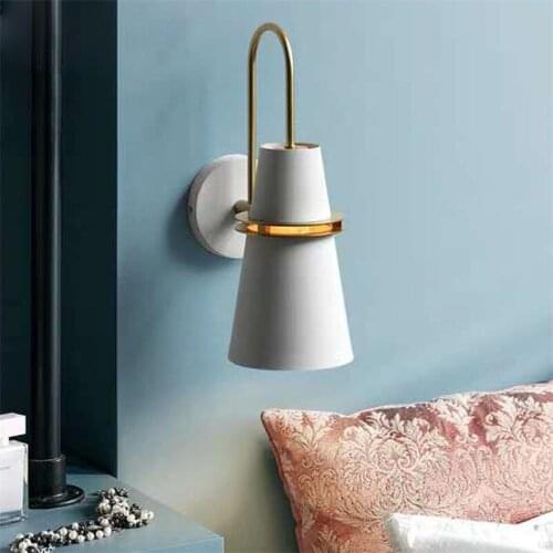 Simple Bedside Clarion Led Wall Lamp Personality Coffee Shop Bathroom Mirror Aisle Balcony Decoration Wall Lighting Fixtures