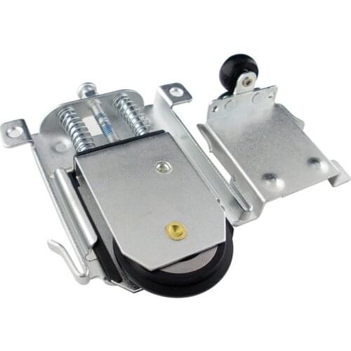 Wardrobe slide door pulley roller wardrobe wheel door single wheel roller anti-jump off track solid wheel wood door slip wheel