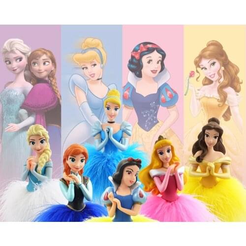Disney Princess Silky Feather Pen Cute Gift Black Ballpoint Pen Cartoon Stationery Gel Pen Office Writing Signature Pen Gift