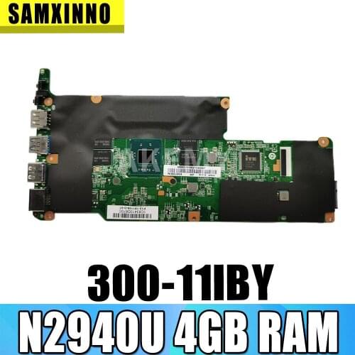 SAMXINNO For Lenovo Flex 3-1120 yoga 300-11IBY Laotop Mainboard 300-11IBY Motherboard with N2940U CPU 4GB RAM
