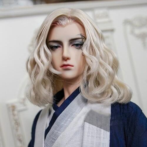 1/4 1/3 scale BJD doll wig ancient costume curls hair Samurai Vintage Wigs for BJD/SD doll accessories C0331