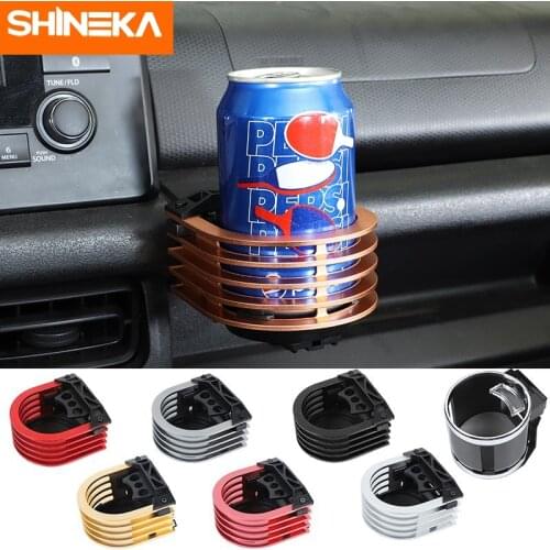 SHINEKA Drinks Holders For Suzuki Jimny 2019+ Car Water Bottle Cup Holder Bracket Accessories For Suzuki Jimny 2019 2020 2021