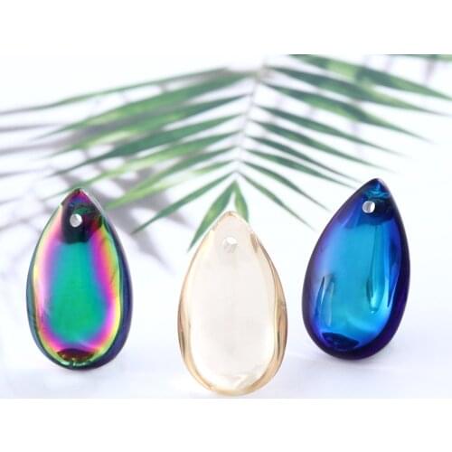 Drop Shape Glass Rhinestones Colorful Bracelets Accessories Pendant Rhinestones Crystals DIY Art Crafts Rhinestones