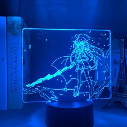 Anime Led Light Shakugan No Shana for Child Room Decor Night Light Kid Bithday Gift Manga Shakugan No Shana 3d Lamp Bedroom