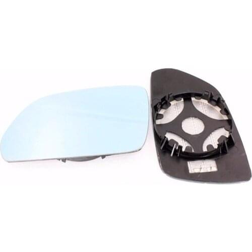 Auto Dimming Rear View Mirror Blue Mirror Heated Side Mirror Glass with LED Turn Indicator for VW Polo 2005-2009