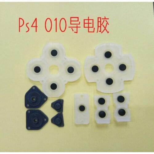100sets For PS4 Playstation4 Controller 010 020 030 040 Keypad Button Rubber Conductive F Joystick Repair Parts