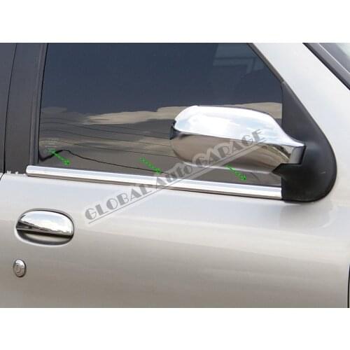 For Fiat Siena 1995-2004 4 Pieces Chrome Window Moulding Window Frame Framework Auto Accessory Diffüser Spilitter Car-styling