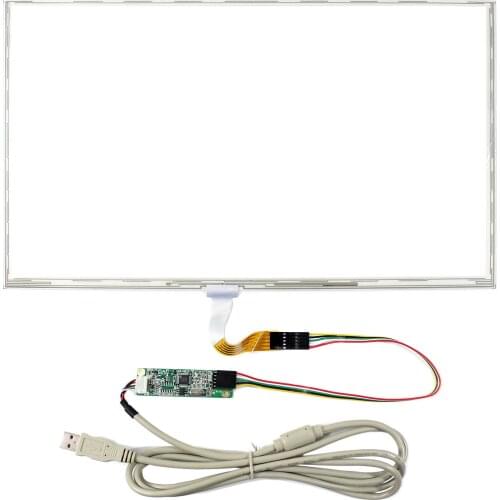 15.6inch 5pin FPC connector 5-Wire Resistive Touch Panel Dimension Size 359mmx209mm Reissitve Touch Screen