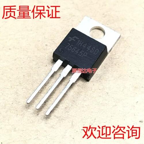 5PCS HUF75645P3 75645P field effect 75A100V triode TO220 can shoot directly