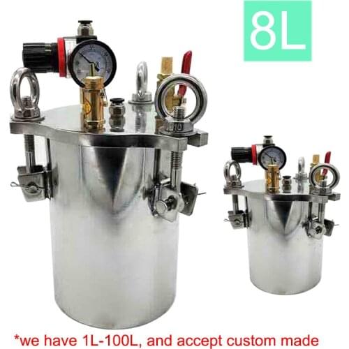 8L glue dispensing pressure tank bucket barrel