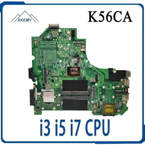 Akemy K56CM REV 2.0 laptop motherboard For ASUS K56CA K56CM S56C A56CM A56C S550CM K56CB S550CB mainboard 100% work i3 i5 i7 CPU