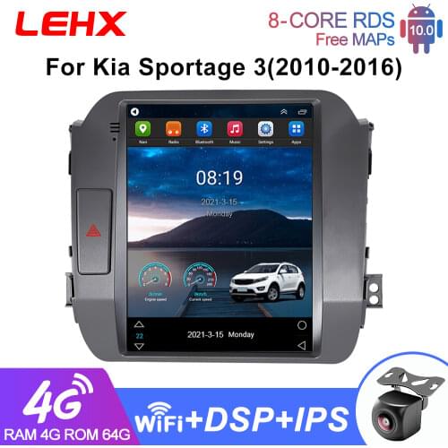 2 Din Android Radio Rds Car Multimedia Video Player For Kia Sportage 2008-2015 For Tesla Type autoradio Stereo DVD Navigatio GPS