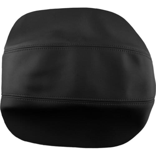 Beler Black Waterproof Microfiber Leather Console Center Armrest Box Lid Cover Fit for Volvo S80 1999-2002 2003 2004 2005 2006