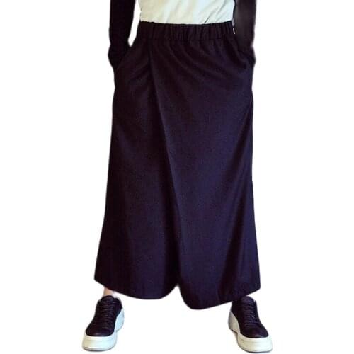 Nightclub DJ punk hip hop harem pants wide leg japanese streetwear men harajuku casual loose trousers gothic vintage joggers