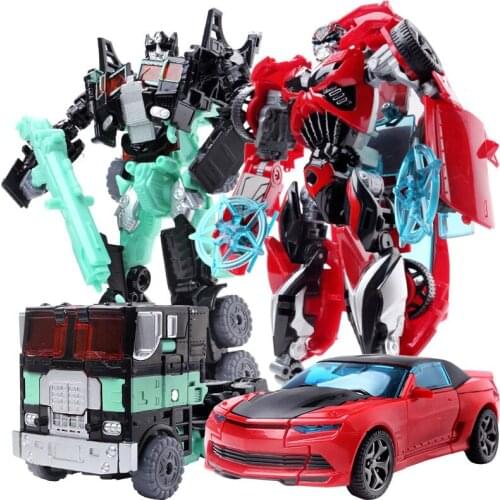 Top Sale 19.5cm Model Transformation Robot Car Action toys Plastic Toys Action Figure Toys BEST Gift For Education Children 7.5"