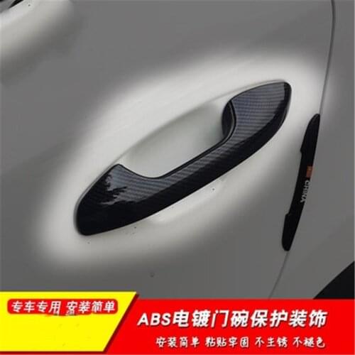 ABS Chrome Door handle Protective covering Cover Trim For KIA kxcross Car Styling