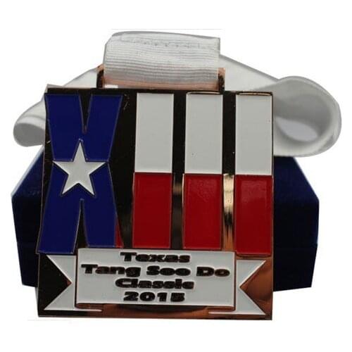 Custom Die Casting Zinc Alloy Medals for Souvenir cheap custom flag medals with ribbons